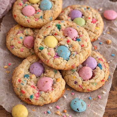Easter Funfetti Cookies