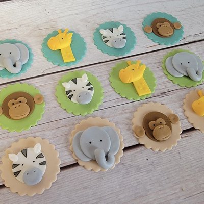 Safari Cupcake Toppers