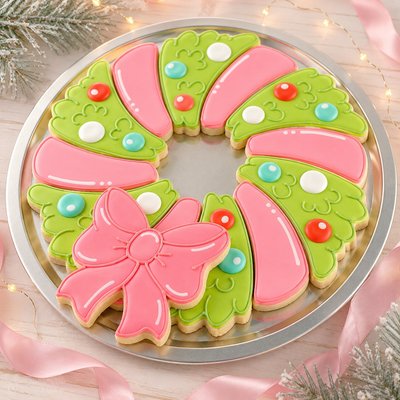 Christmas Wreath Platter 