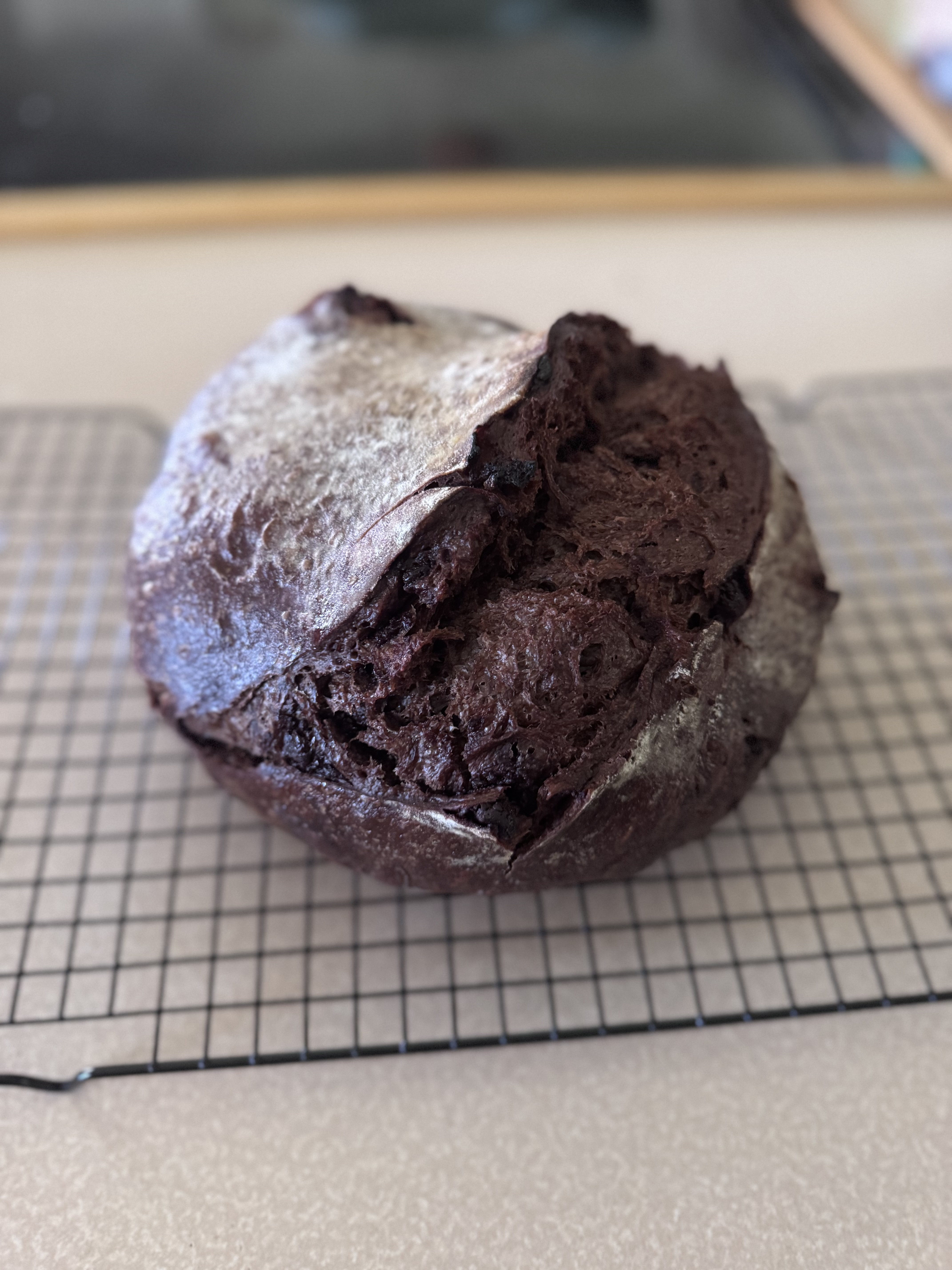 Double Chocolate Sourdough Loaf