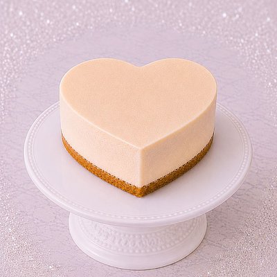 Custom 8" Heart Cheesecake 