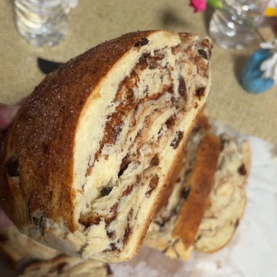 Cinnamon Raisin Bread Loaf