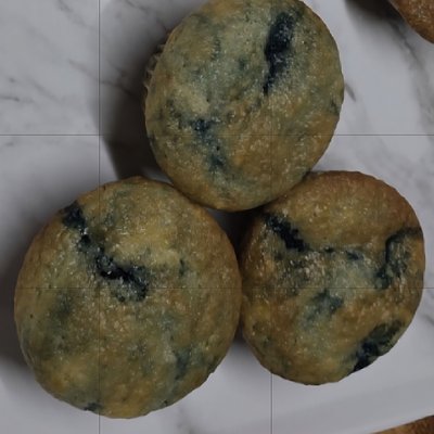 Blueberry Sourdough Muffins 
