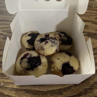 Blueberry Muffin Bites