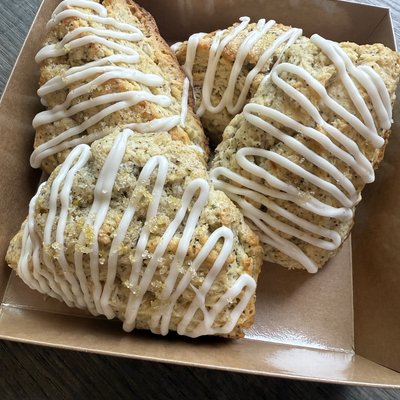 Lemon Poppyseed Sourdough Scones (4-Pack)