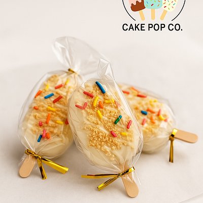 Cake Batter Confetti W/ White Chocolate Shell 