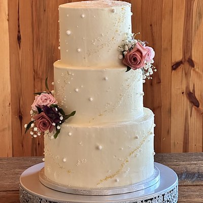 3 Tier 10/8/6 in (60-70 Servings)