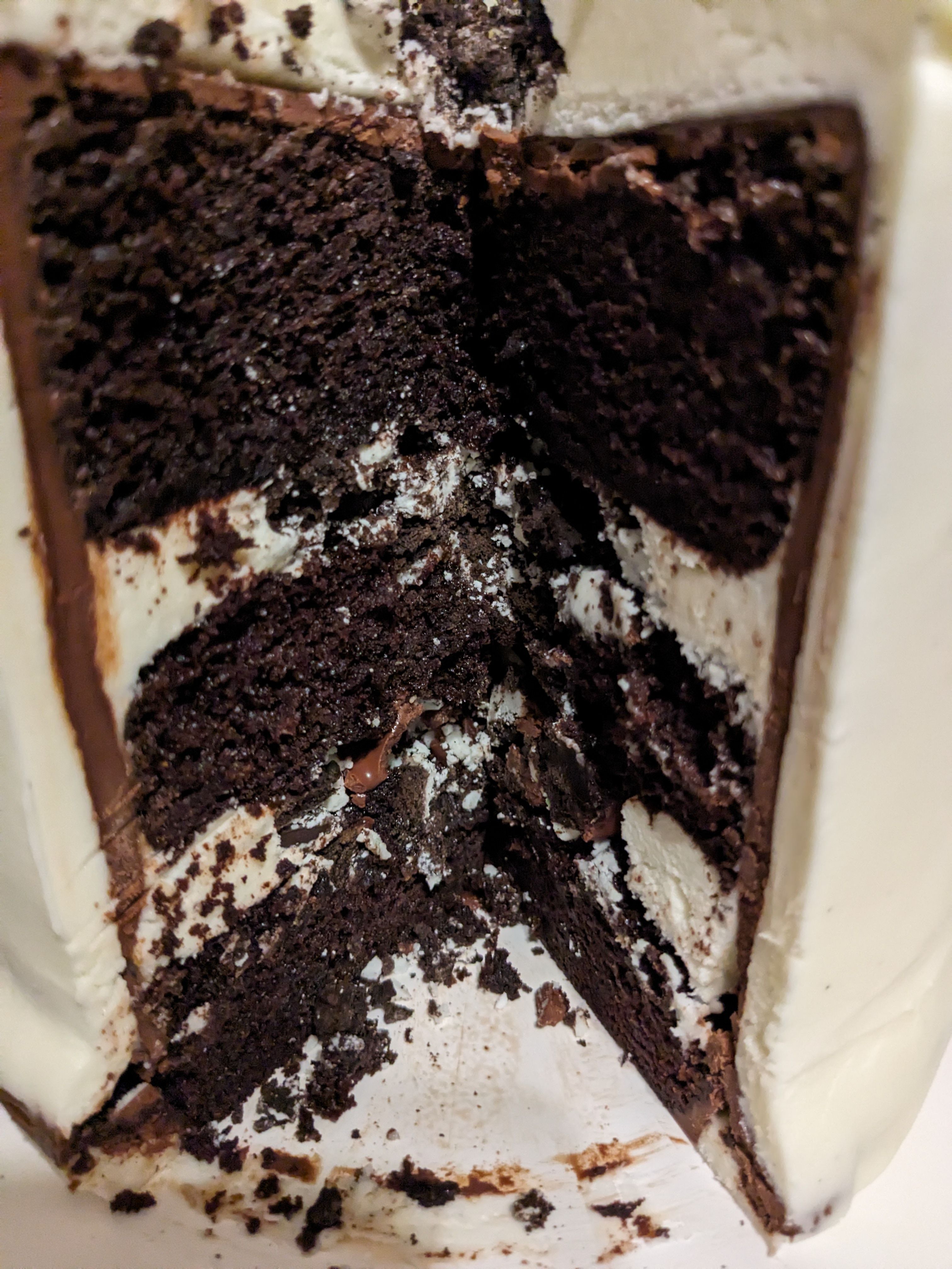Devil's Food Cake With Cream Cheese Frosting 