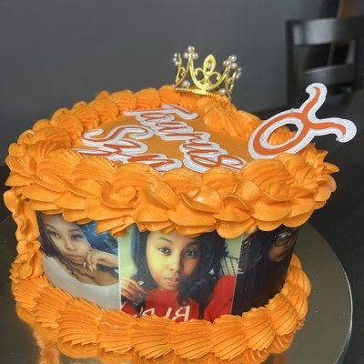 Photo Wrapped Cake