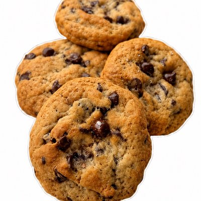 Brown Butter Vanilla Bean Chocolate Chunk Cookies (12) 