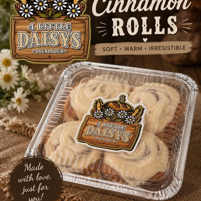 Cinnamon Roll - 4 pcs