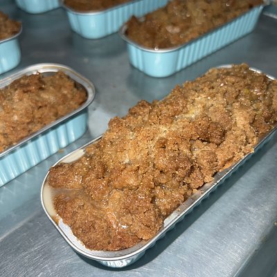 Zesty Blueberry Lemon Crumb Mini Cake 