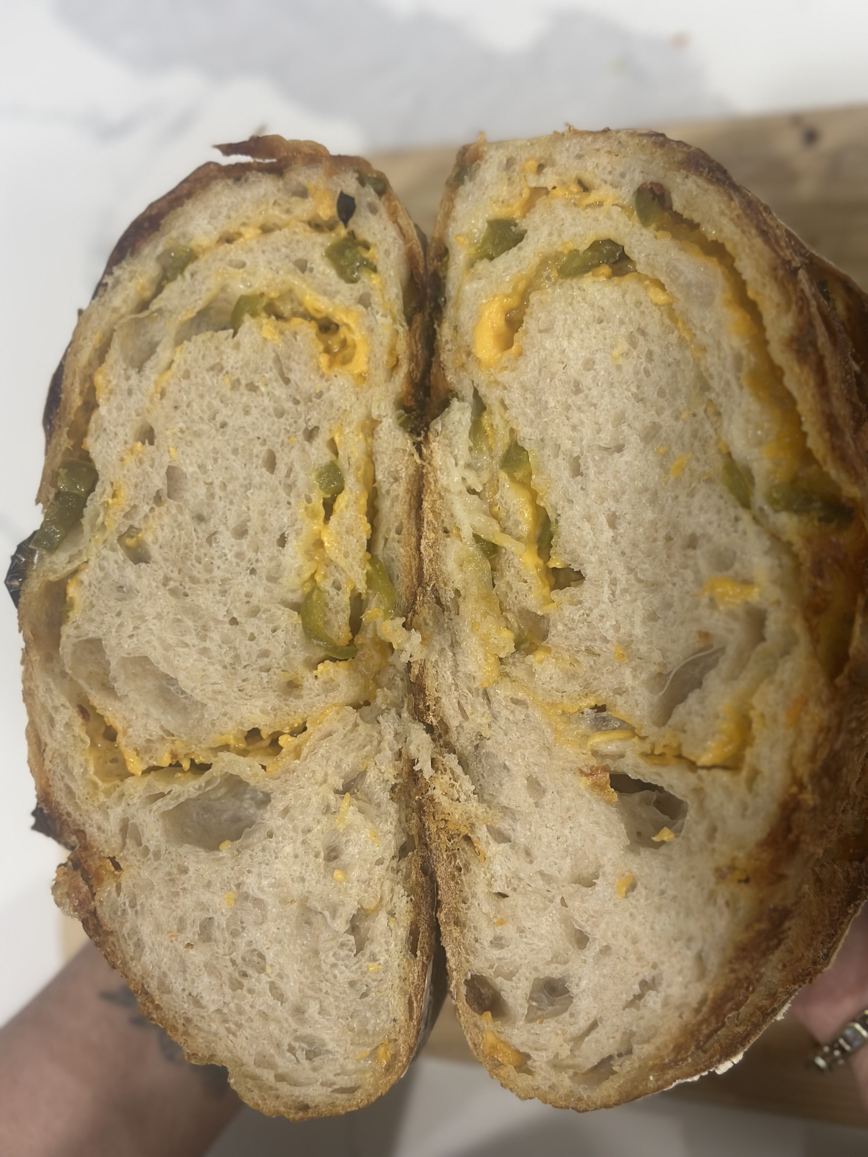 Sourdough Jalapeño Cheddar Loaf 