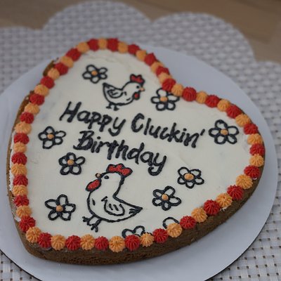 8in Heart Cookie Cake 