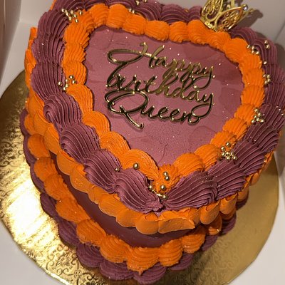 Vintage Heart Cake (No pictures)