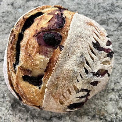 Lemon Blueberry Cream Cheese Sourdough 