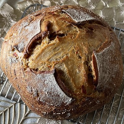 Honey Calabrian Chili Sourdough