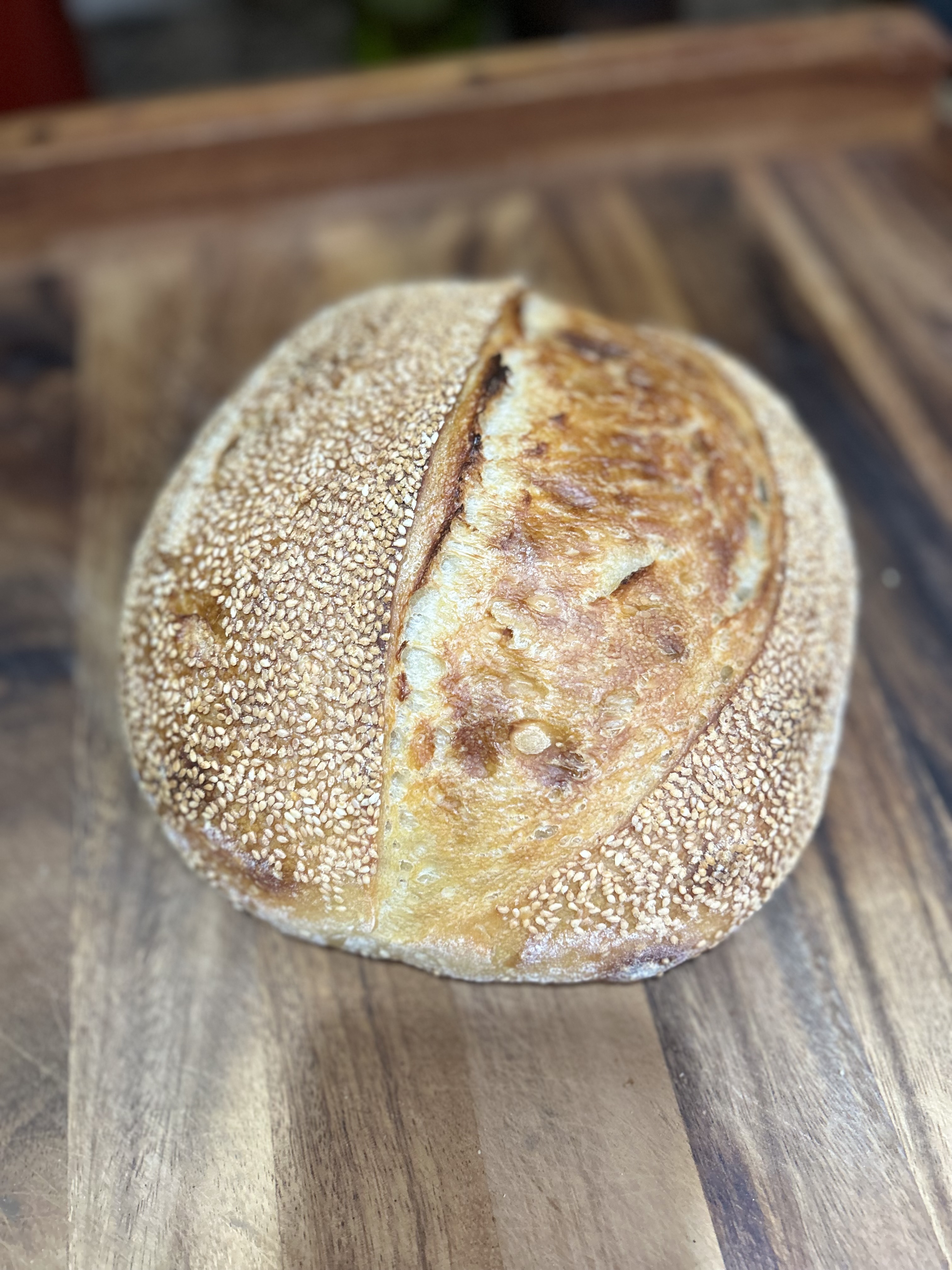 Sesame Sourdough Loaf