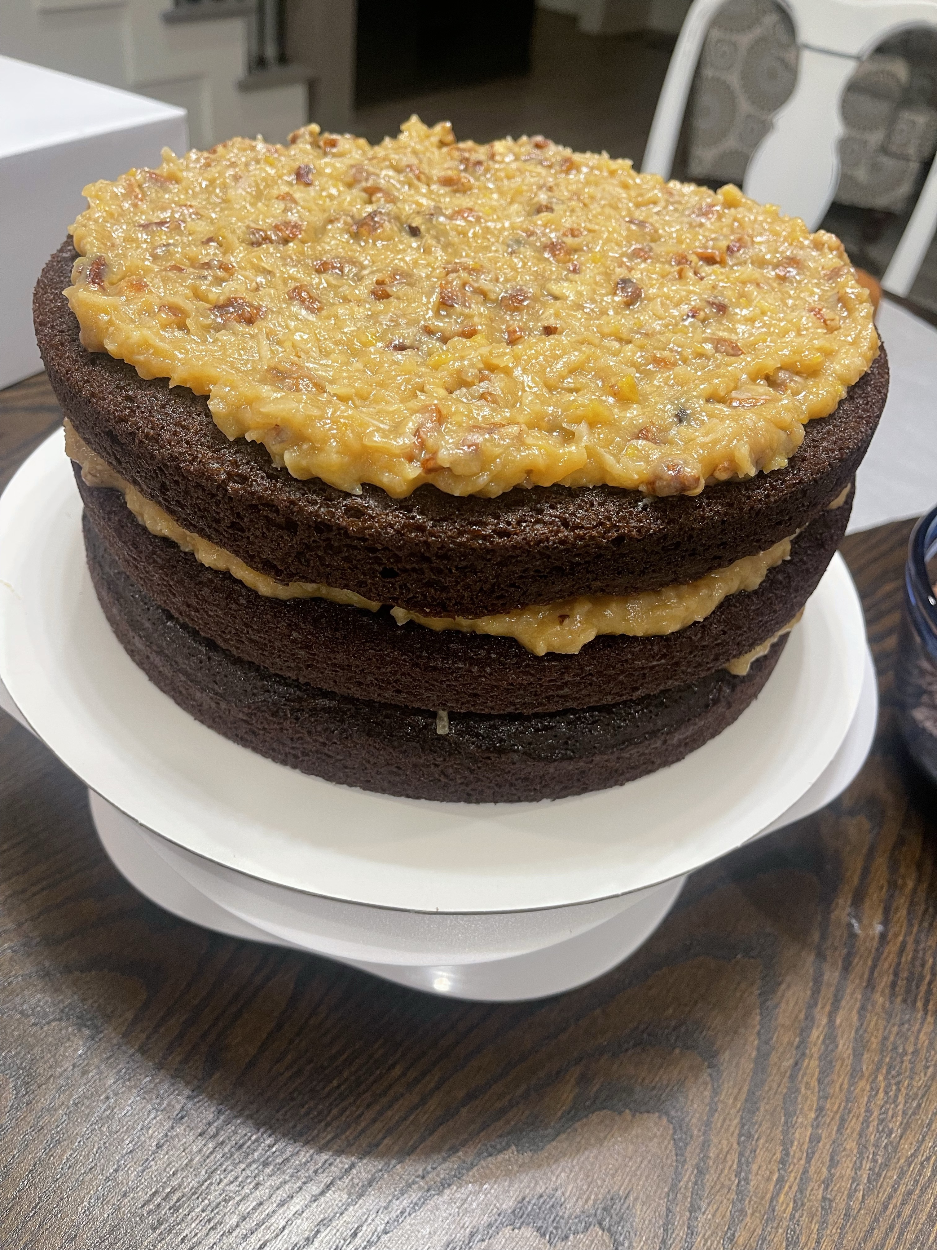 German Chocolate Cake 8”