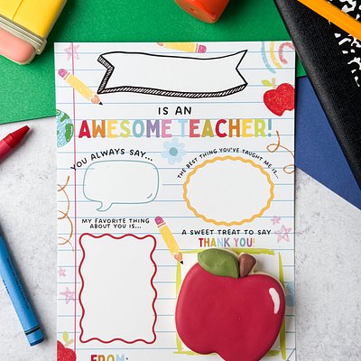 Awesome Teacher Card