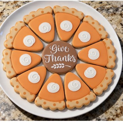 Thanksgiving day pie Platter 