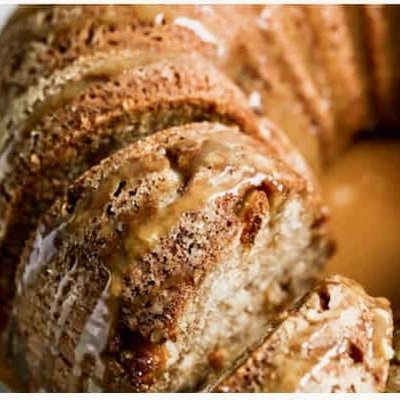 Apple Bundt Cake With Caramel Sauce 15 Servings 