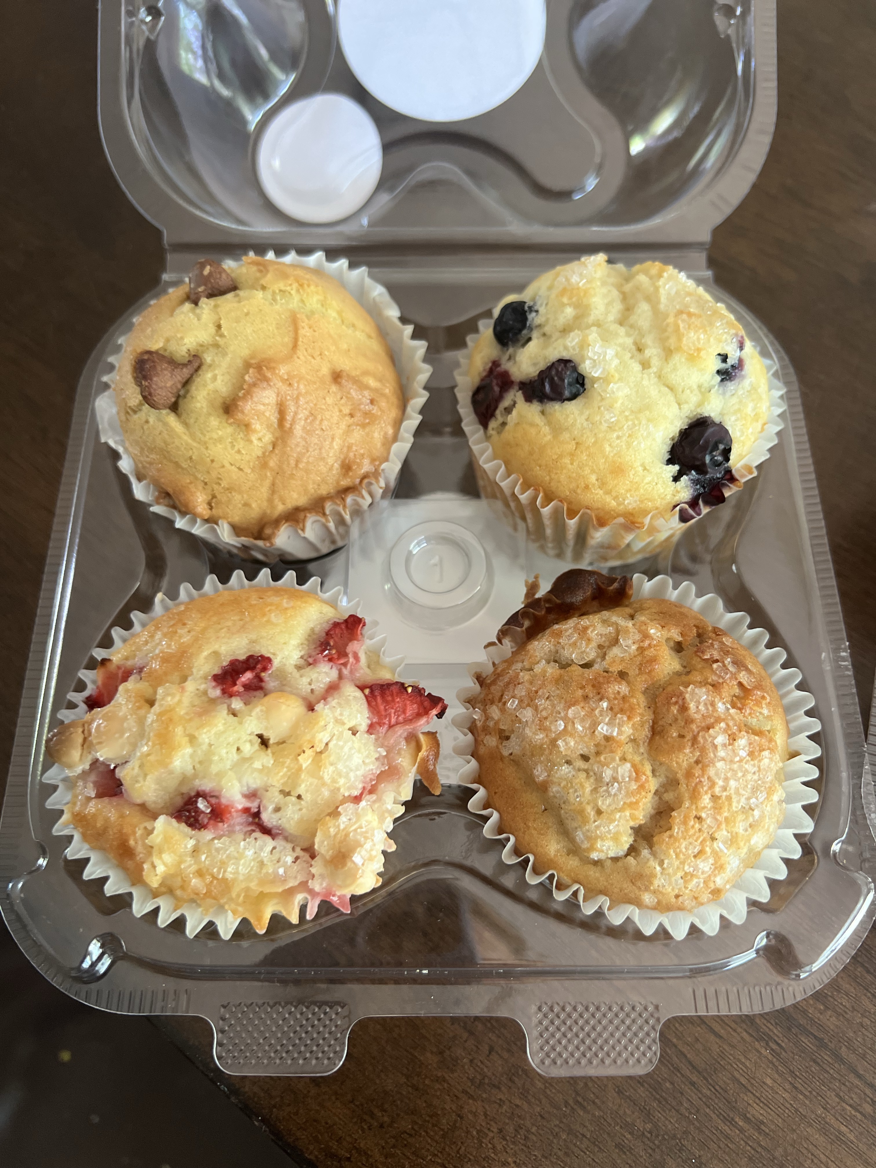Strawberries And Cream Muffins- Dozen