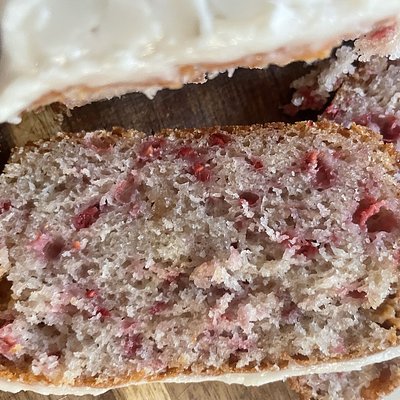 Raspberry White Chocolate Bread