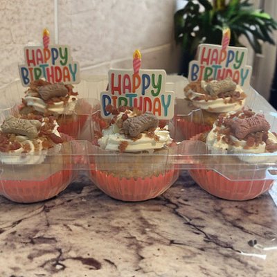 Birthday Pup Cakes Half Dozen