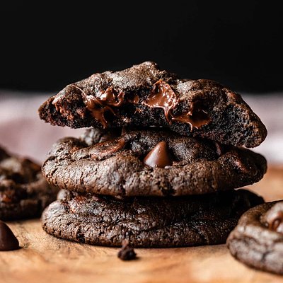 Double Chocolate Espresso Cookies