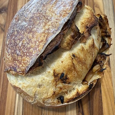 Garlic Herb Sourdough Boule 