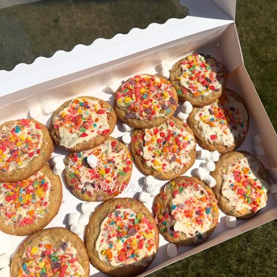 Fruity Pebbles Cookies (1 dozen)