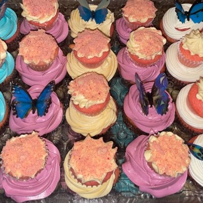 Double Stacked Cupcakes 
