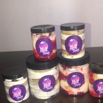 Custom Cake Jars Large