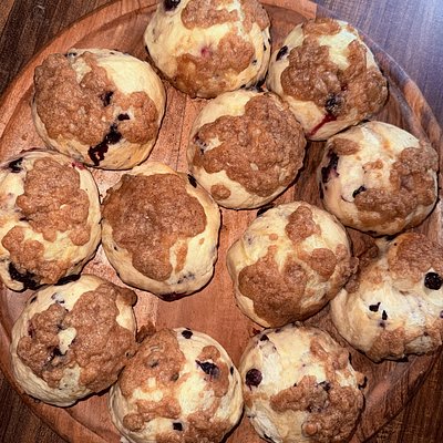 Blueberry Bagels  (6)