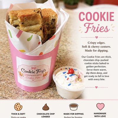 Cookie Fries And Dip