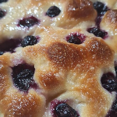 Lemon Blueberry Focaccia - 9 Inch Round