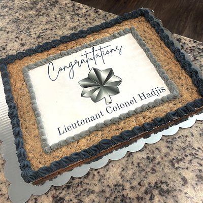 LARGE 1-layer cookie cake 
