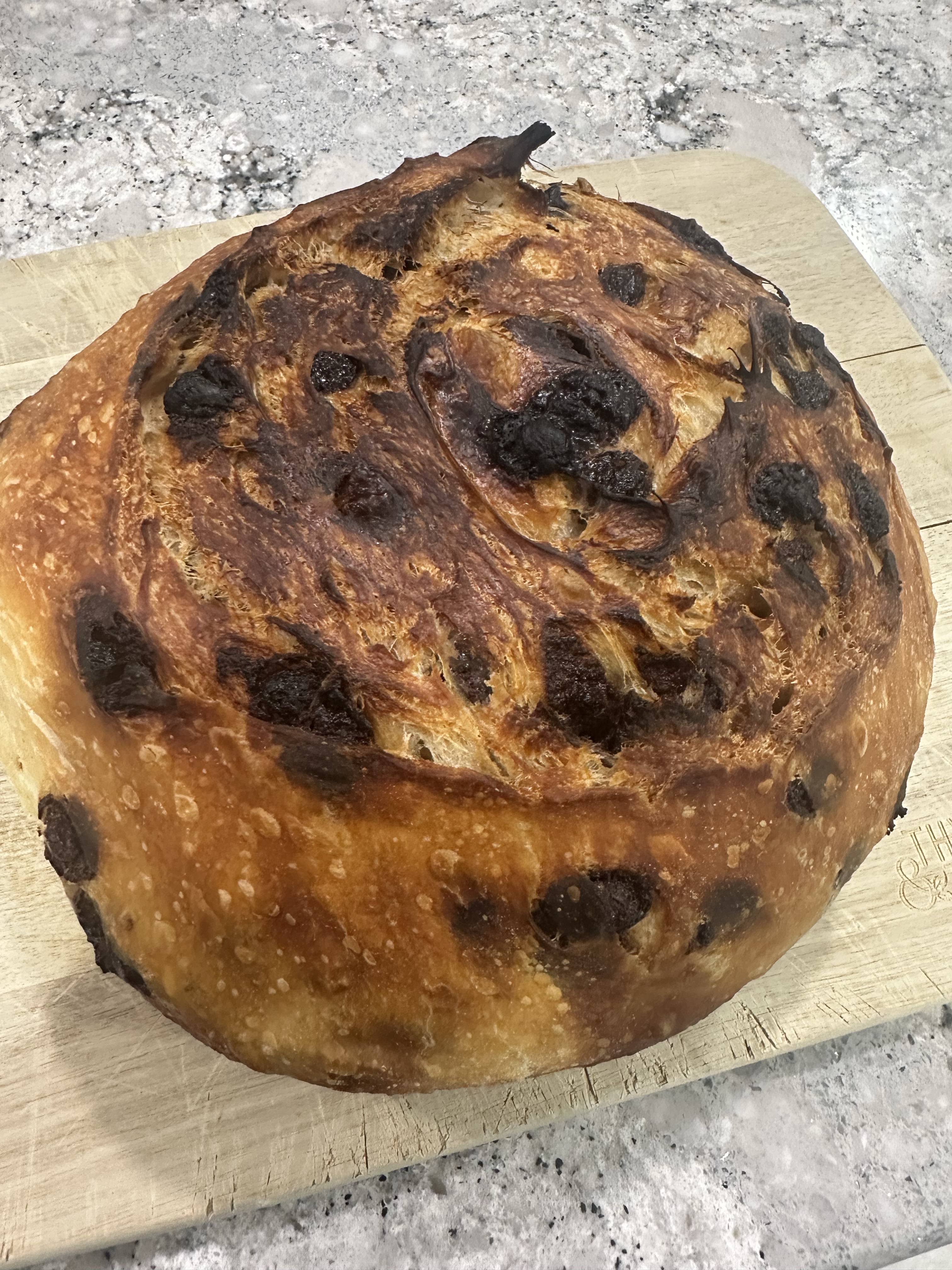 Chocolate Croissant Loaf 
