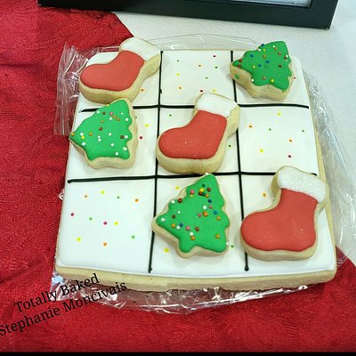 Tic-Tac-Toe Cookie Game Set
