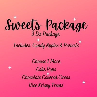 Sweets Package - 3 Dz