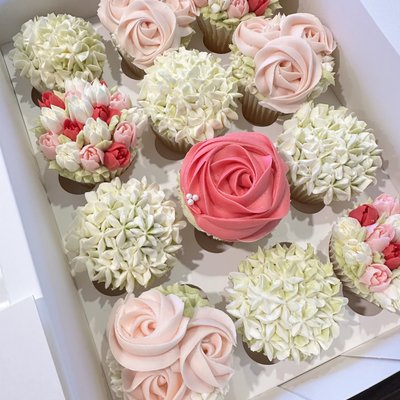 Floral Cupcakes (boxed)