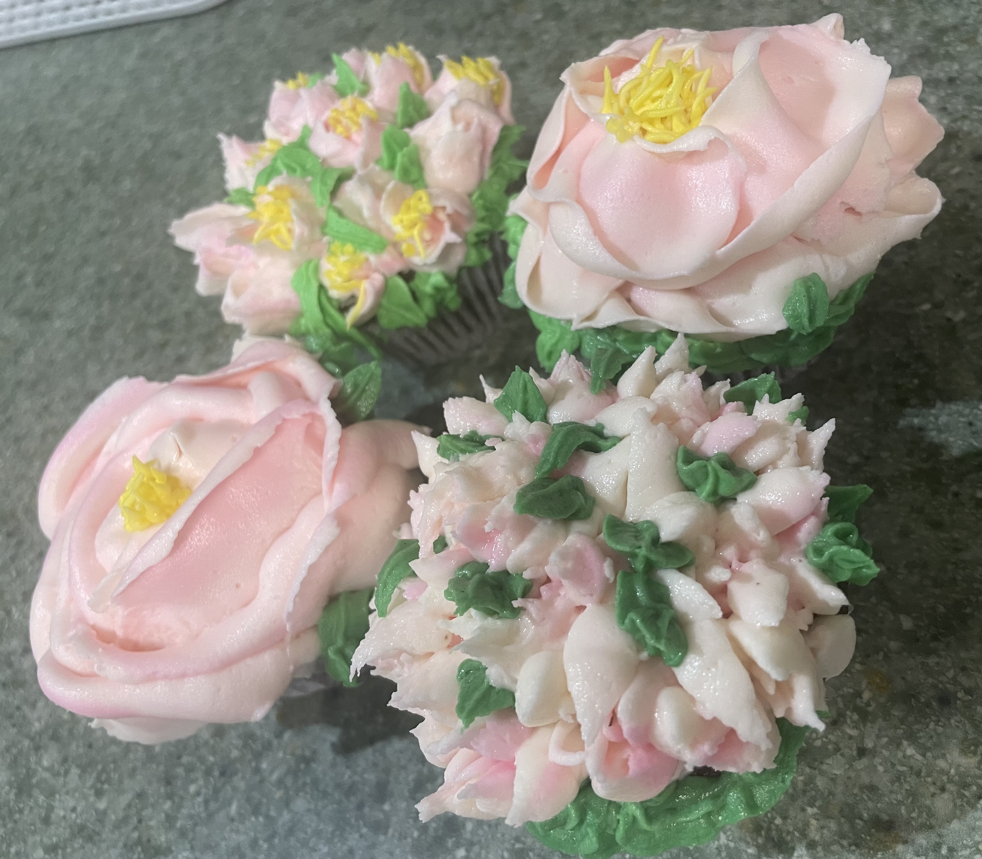 Flower Cupcakes 4pack 