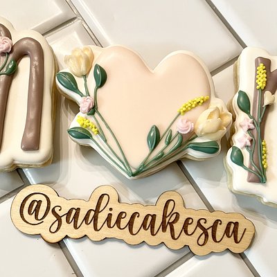 Floral Mom Sugar Cookie (Colors Customizable)