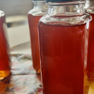 Strawberry Vanilla Simple Syrup 8oz 