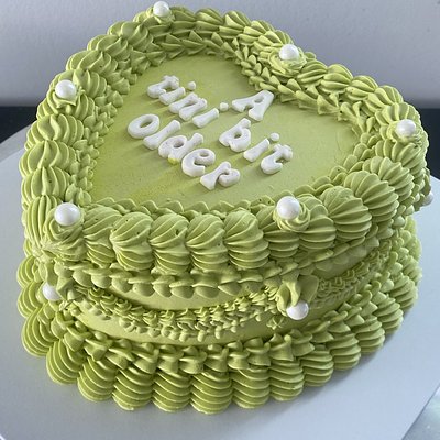 6-8 Serves Heart Shaped Cake 