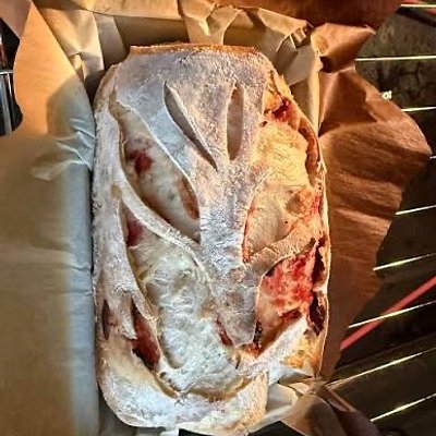 Strawberry Cheesecake Chip Sourdough Loaf (Whole-Unsliced)