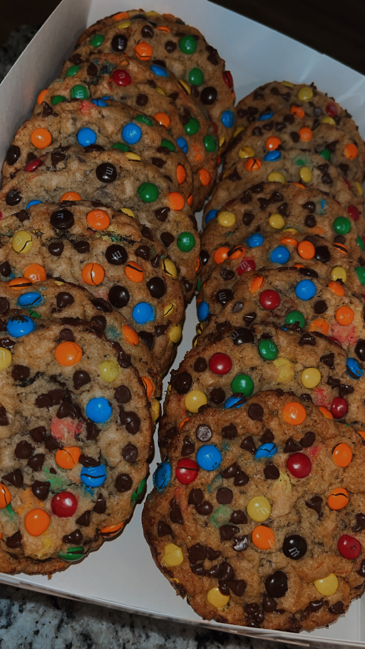 M&M Overload Cookies