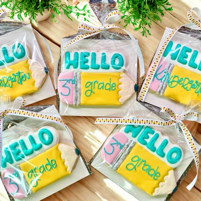 Hello Pencil Cookie