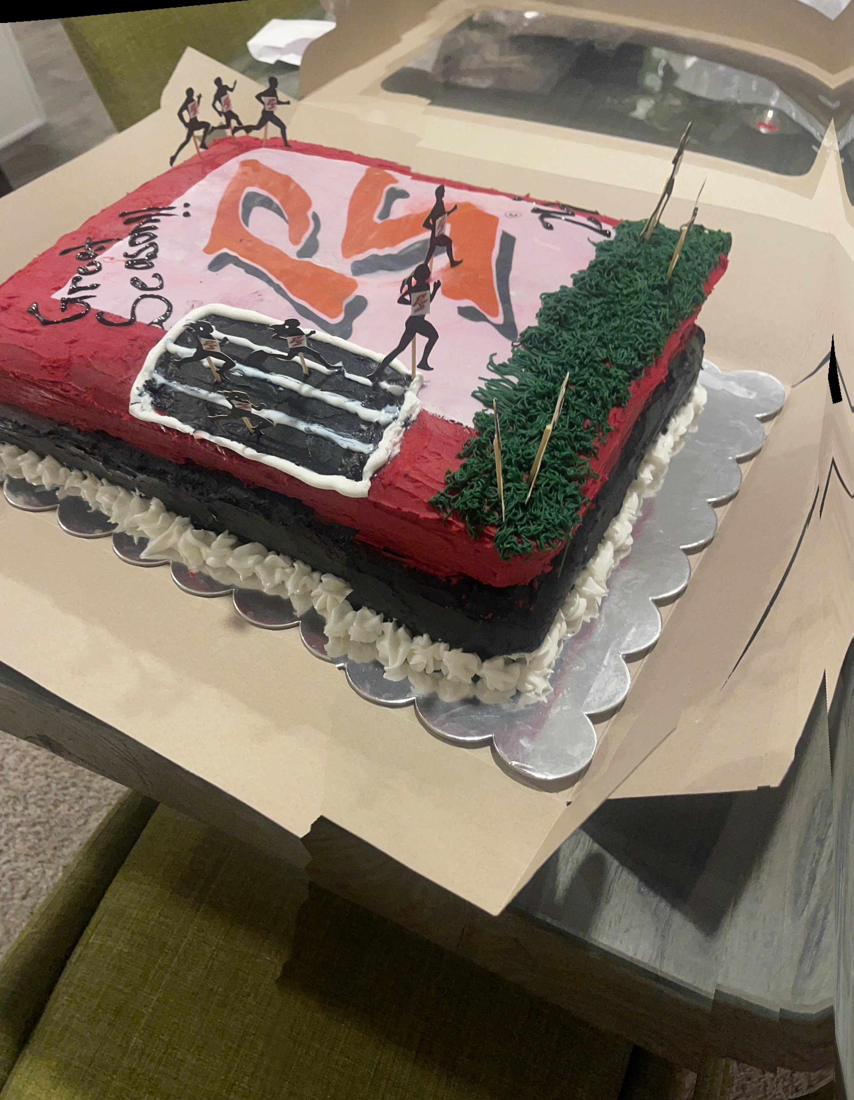 Track Event Cake